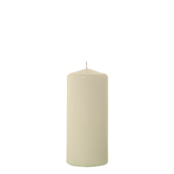 Ivory Wax Candles - 18cm Ø8x18cm, Duración 72h. Aprox.