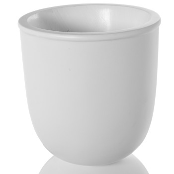 White Ceramic Flower Pot _ø37x59cm