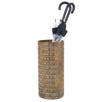 Paragüero Metal Dorado Ø20x43cm