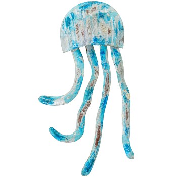 Decoraçao De Parede Medusa Em Ferro 11x3x24cm