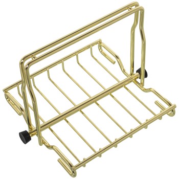 Golden Metal Napkin Holder- 21x18x15cm