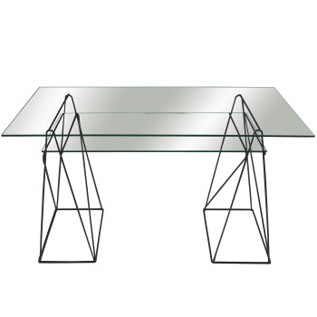 Soporte Para Mesa Metal Negro 49x30,5x74cm