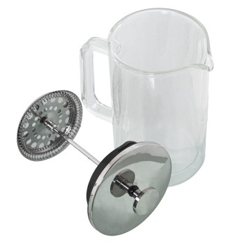 Caffettiera A Stantuffo In Vetro/acciaio Inox_600ml